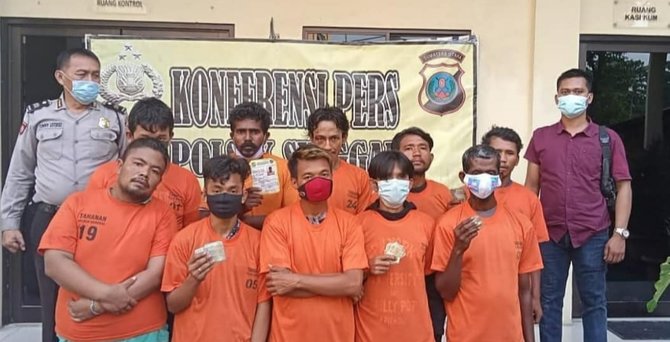 berantas premanisme ini sederet aksi polisi di medan tangkap puluhan pelaku pungli