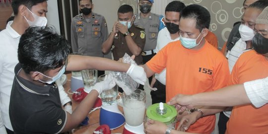 14,46 Kg Sabu Senilai Lebih Rp19 Miliar di Samarinda Diblender