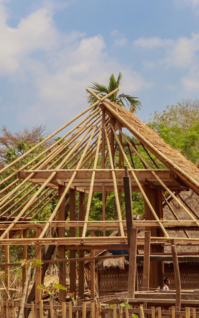 rumah sasak lombok tahan gempa