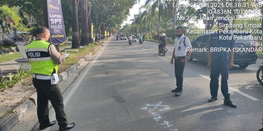 Sempat Dirawat di RS, Pesepeda Ditabrak Mobil di Pekanbaru Meninggal Dunia