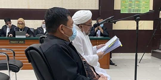 Sidang Agenda Pembacaan Duplik Habib Rizieq Cs Kasus RS Ummi Dilanjutkan Kamis