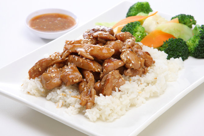 ilustrasi teriyaki chicken