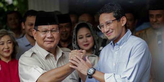 Prabowo Dianggap Simbol Kejayaan, Gerindra Tutup Peluang Sandiaga di 2024