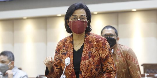 Rapat Bareng Airlangga & Ketua BPK, Sri Mulyani Keseleo Lidah Sapa 'Bapak Presiden'