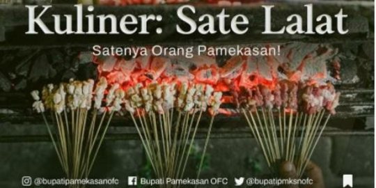 Cuma Ada di Pamekasan, Begini Kelezatan Sate Lalat Pak Muhsin