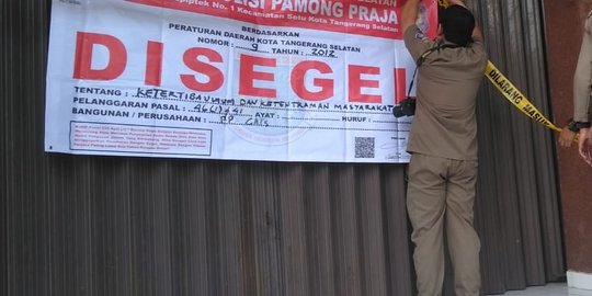27 Kafe Liar di Jakarta Utara Ditertibkan Satpol PP DKI