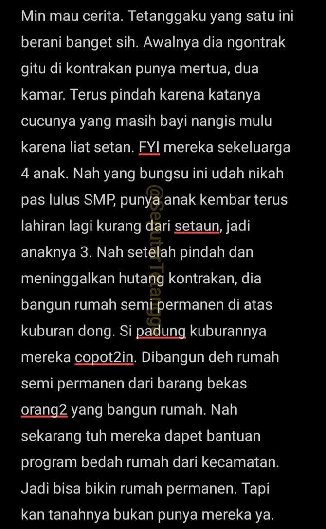 viral warga bangun rumah di atas kuburan hingga tuai kritik netizen