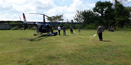 GPS Rusak, Helikopter BNPB Mendarat Darurat di Grobogan Jawa Tengah