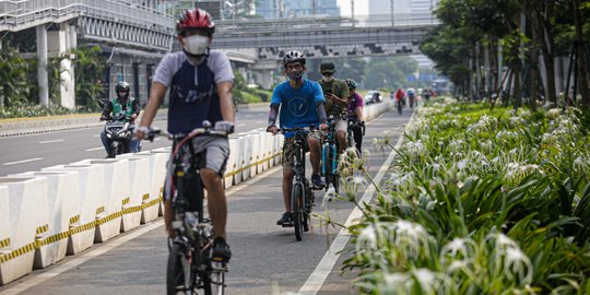 Respons Wagub DKI Soal Kapolri Ingin Bongkar Jalur Sepeda di Sudirman-Thamrin