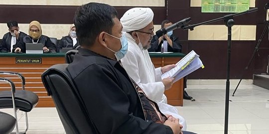 Di Persidangan, Rizieq Syihab Sampaikan Terima Kasih ke Kapolri Hingga Jaksa