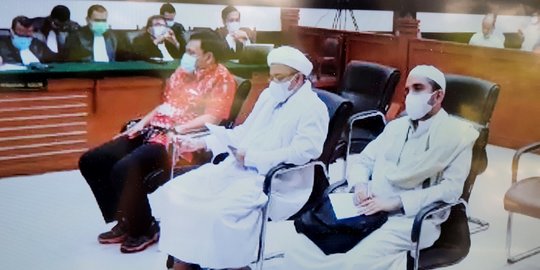 Rizieq Syihab Jengkel Selalu Disebut Berbohong oleh JPU