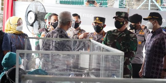 Kapolri dan Panglima TNI Datangi Kudus, Cek PPKM Mikro dan Vaksinasi Covid-19