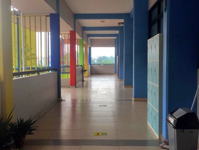 suasana sepi di sekolah sejak pandemi