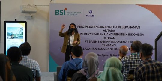 Dukung Perekonomian Syariah, Peruri Teken MoU dengan Bank Syariah Indonesia