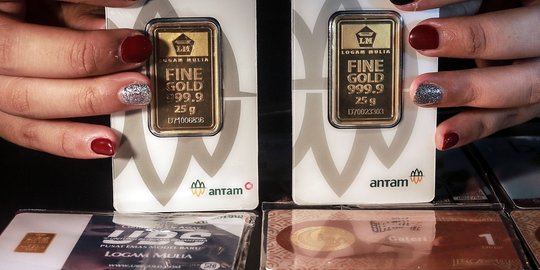 Harga Emas Masih Betah di Rp 920.000 per Gram