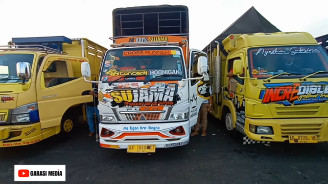 drag race truk di gunungkidul yogyakarta