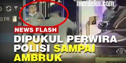 VIDEO: Terungkap Alasan Perwira Polisi Pukul Petugas Jaga di Mapolda Riau