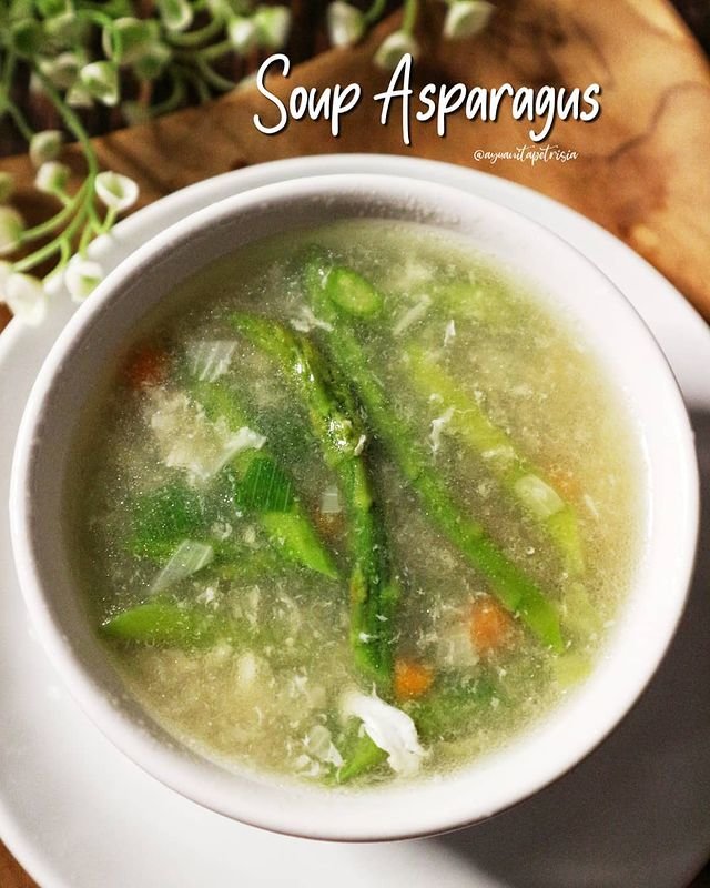 8 resep sup asparagus gurih sajian lezat menyehatkan