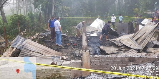 Kebakaran Rumah di Kuansing Riau Tewaskan Ibu dan Anak 5 Tahun