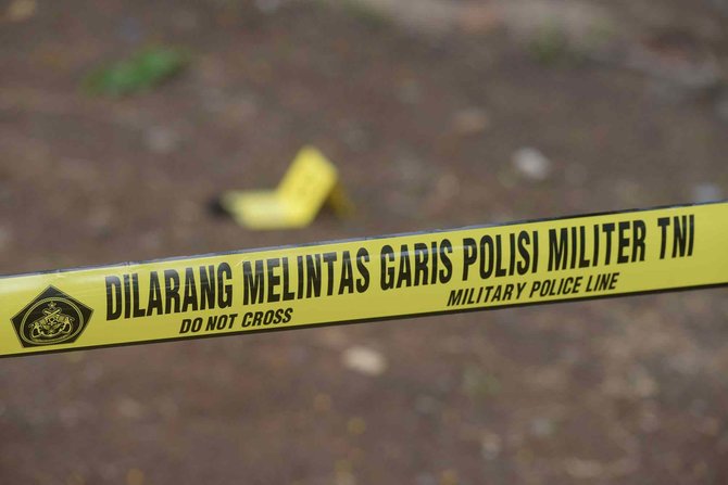 ilustrasi garis polisi