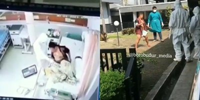 viral pasien covid 19 berusaha kabur dari rumah sakit