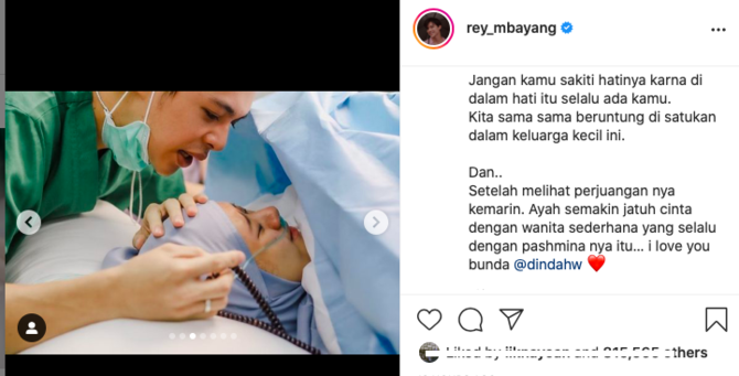 jelang persalinan dinda hauw rey mbayang tulis pesan haru menyentuh hati