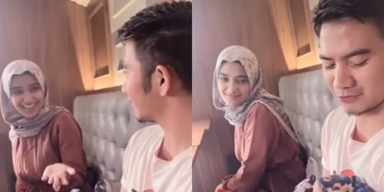 4 Potret Rizki DA dan Nadya Mustika Momong Baby Syaki, Penuh Kehangatan
