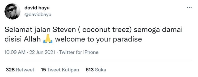 vokalis steven amp coconut treez meninggal ini ungkapan haru rekannya sesama musisi