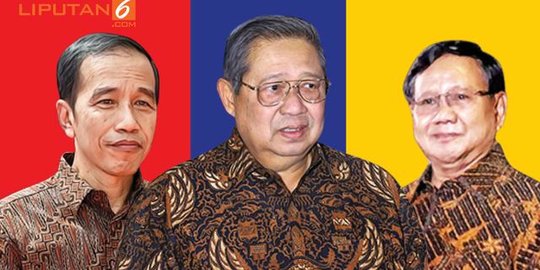 Potret Lawas SBY, Jokowi & Prabowo, Sosok Perwira Polri di Belakangnya Kini Disorot