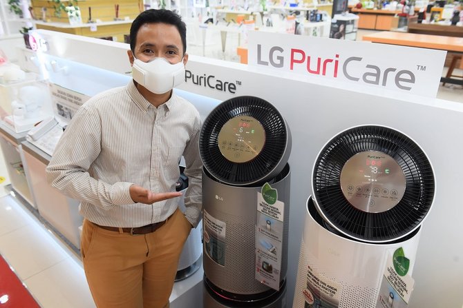 perangkat lg puricare 360deg air purifier 2021