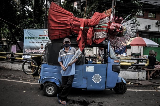 angkot ondel ondel ibu kota
