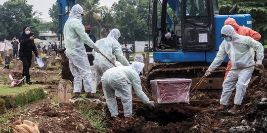 Data Pemakaman Protap Covid-19 di Jakarta Selama Sepekan