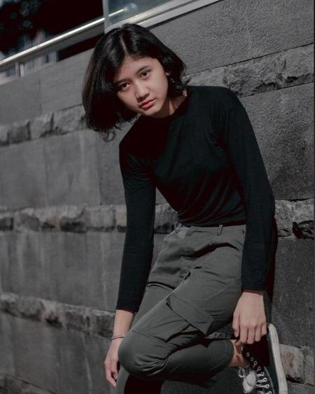 amel yang viral karena mirip nike ardilla