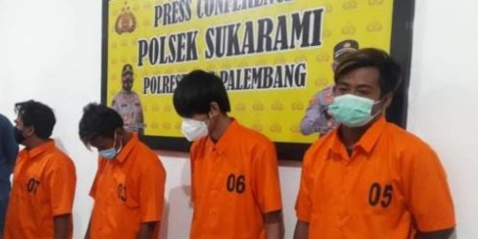 Tepergok Pesta Sabu Bersama Keluarga, ASN Setda Sumsel Diringkus Polisi