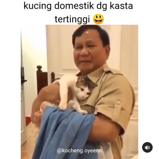 potret manja bobby dengan prabowo subianto