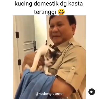 potret manja bobby dengan prabowo subianto