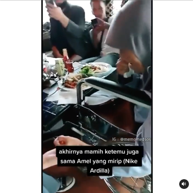 amel wanita mirip nike ardilla bertemu ibu mendiang