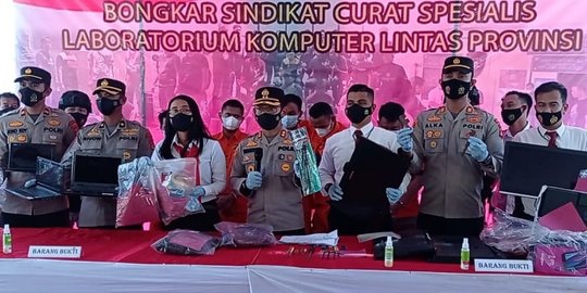Kawanan Pembobol Laboratorium Sekolah di Sumatera Diringkus, Total Kerugian Rp3,2 M