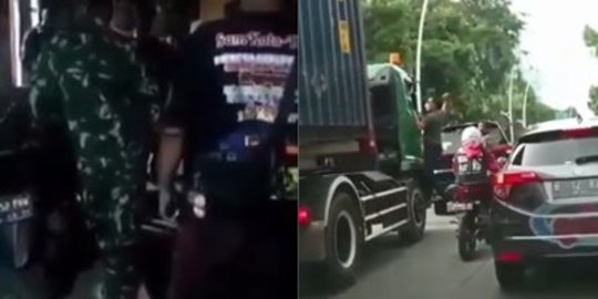 Anggota TNI Cari Pengemudi Pajero Aniaya & Todong Pistol Sopir Truk, Diduga Aparat