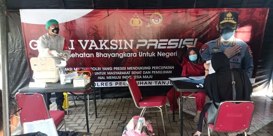 Kapolri Instruksikan Seluruh Polda Hingga Polsek Dirikan Gerai Vaksin Presisi Gratis