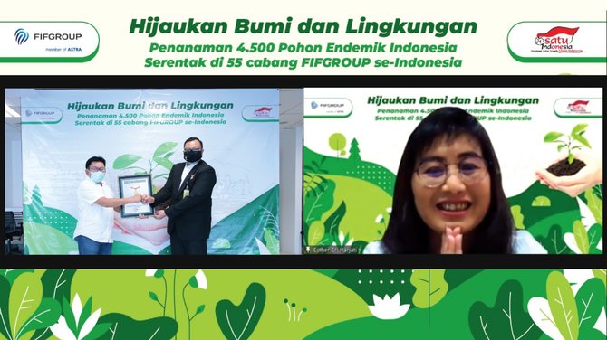 tanam 4500 pohon endemik di 55 titik se indonesia fifgroup pecahkan rekor muri