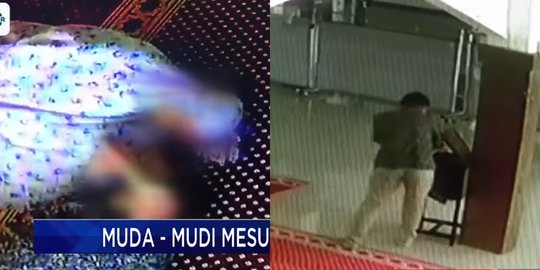 Ini Potret Sejoli Mesum di Masjid Lalu Curi Kotak Amal, Tak Punya Malu