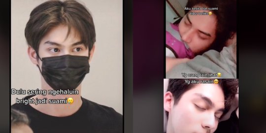 Sering 'Halu' Artis Luar Negeri, Wanita Cantik ini Dapat Suami yang Mirip Versi Lokal