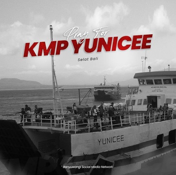 kapal yunicee tenggelam di selat bali