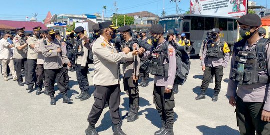 Amankan Pilkades Serentak, Personel Polres Sumba Barat Digeser ke SBD