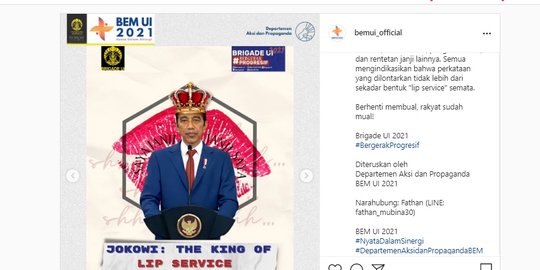 Demokrat: Meme Jokowi 'King of Lip Service' Masih dalam Koridor Kesopanan