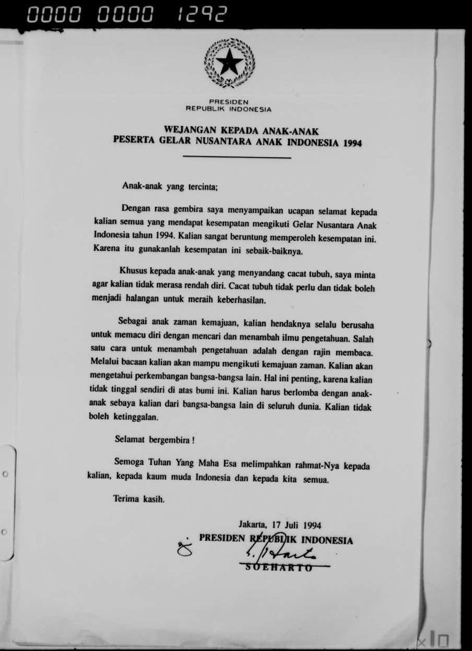 ingat bocah tanya ke soeharto ini sosoknya sudah dewasa