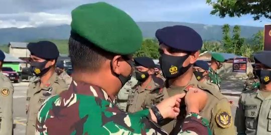 65 Polisi Pemburu Teroris di Poso Naik Pangkat di Hari Bhayangkara