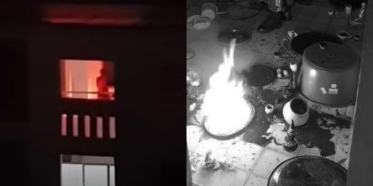 Damkar Langsung Terjun, Disangka Kebakaran Ternyata Dukun sedang Ritual Ilmu Hitam
