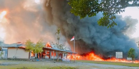 BPD Papua di Yalimo Terbakar saat Kerusuhan, Operasional Dialihkan ke Wamena